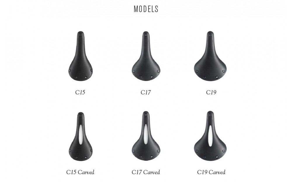 Brooks C17 Cambium - Carved All Weather - Zwart Brooks C17 Cambium - Carved All Weather - Zwart