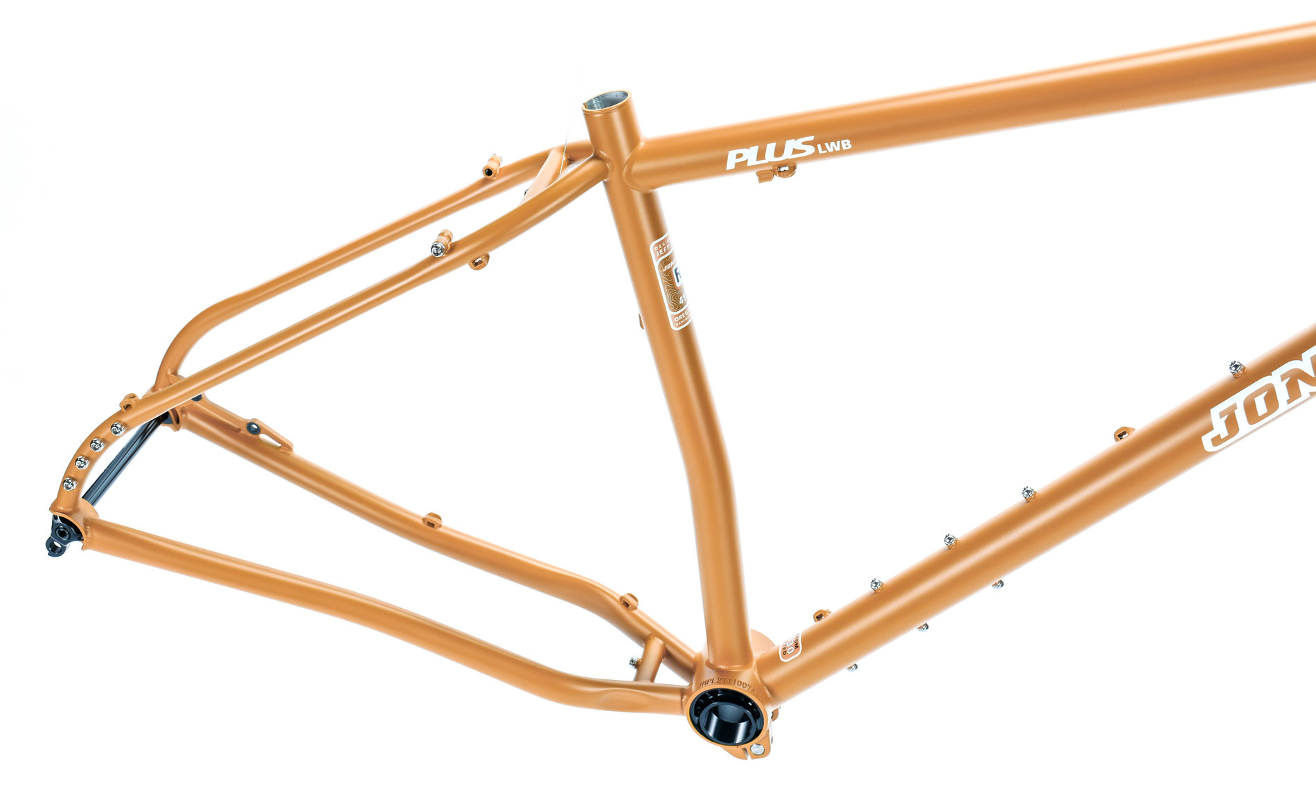 Jones Steel Plus LWB Diamond frameset Orange