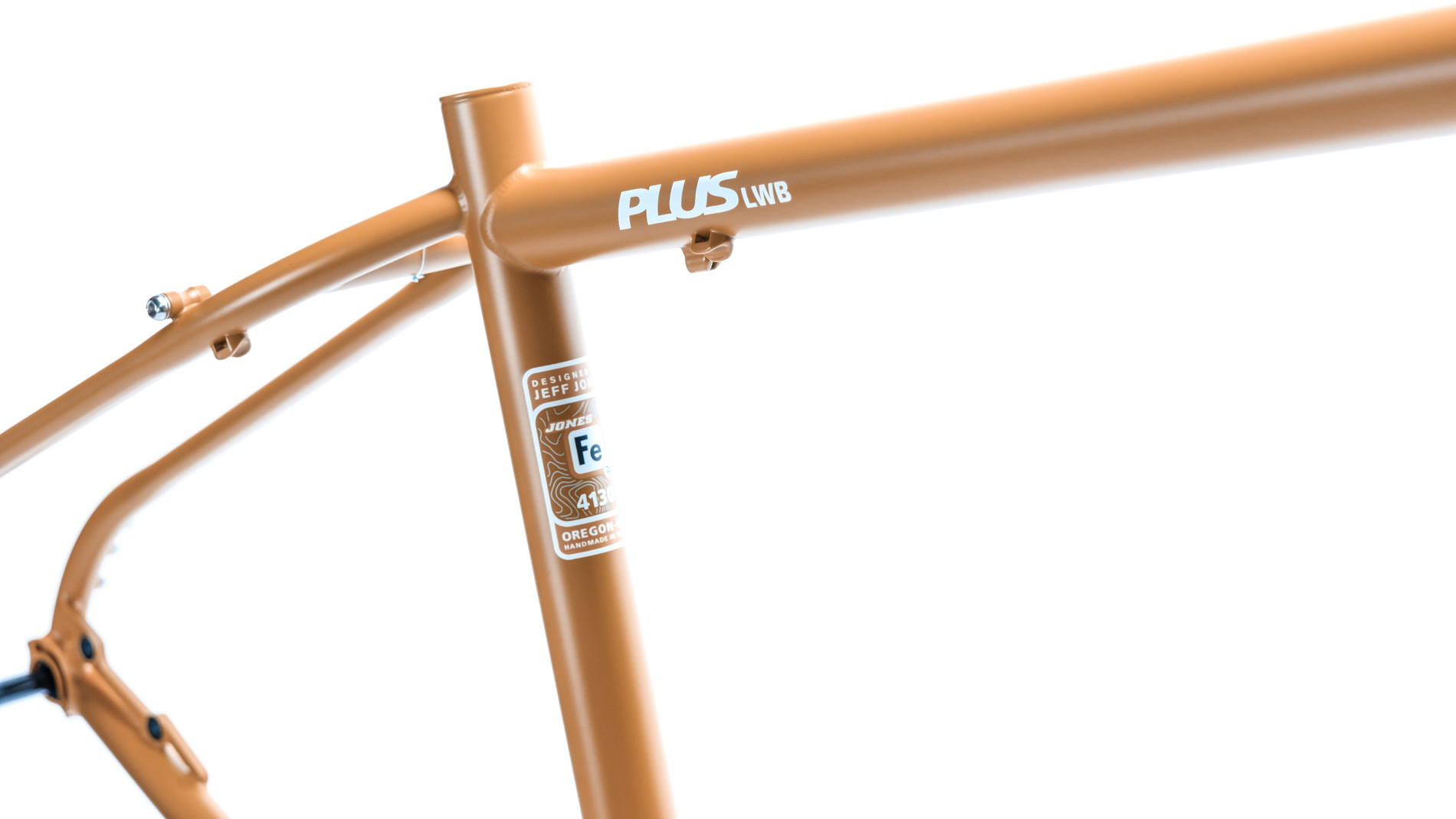 Jones Steel Plus LWB Diamond frameset Oranje