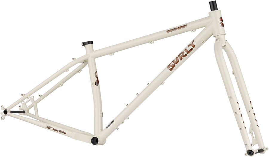 Surly Karate Monkey Frameset - Snow Mold White Surly Karate Monkey Frameset - Snow Mold White