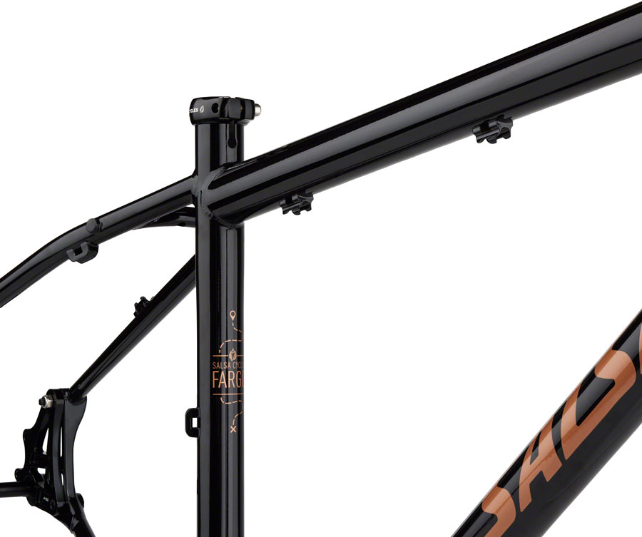 Salsa Fargo Frameset Postmount - 29", Steel, Black Salsa Fargo Frameset Postmount - 29", Steel, Black
