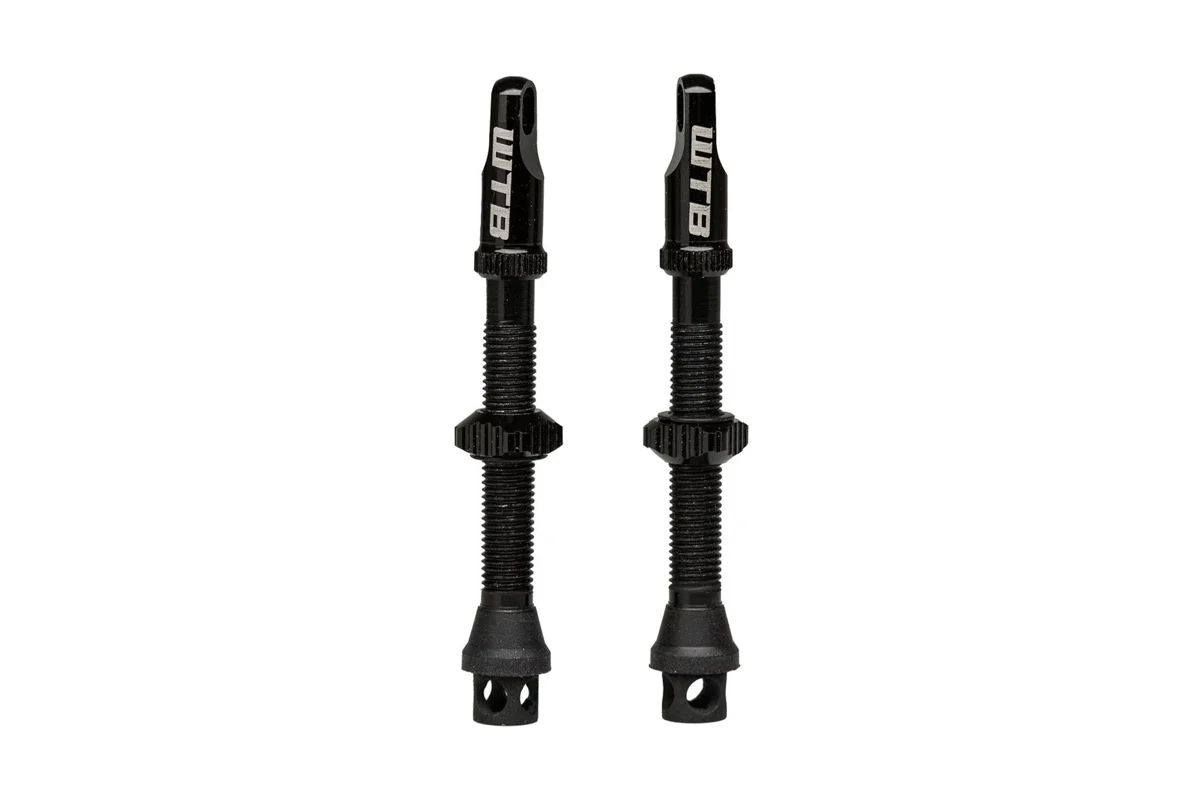 WTB TCS Max-Flow Tubeless Valves - 44mm Black Pair WTB TCS Max-Flow Tubeless Valves - 44mm Black Pair