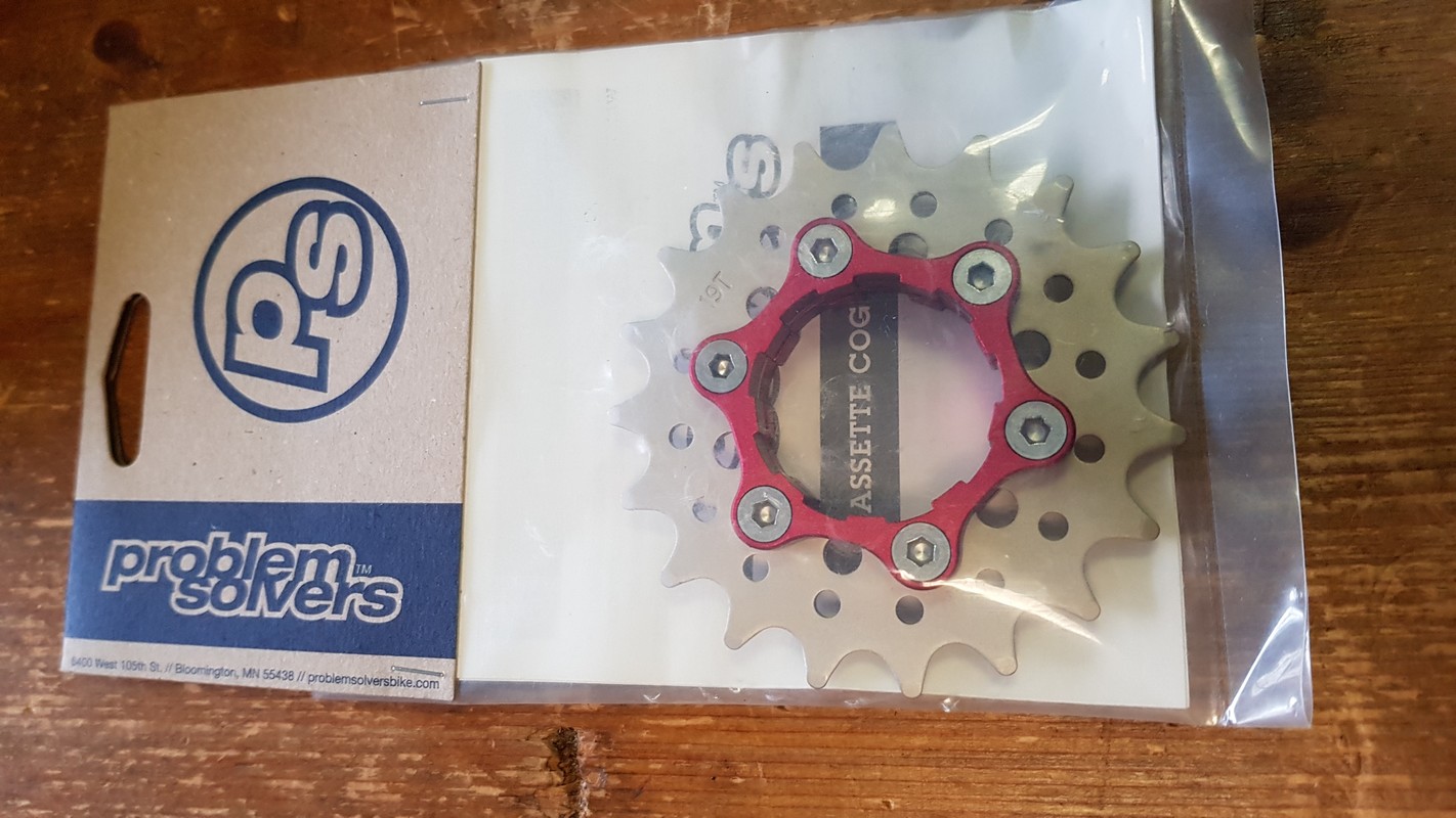 Problem Solvers Singlespeed Cog 19t RED