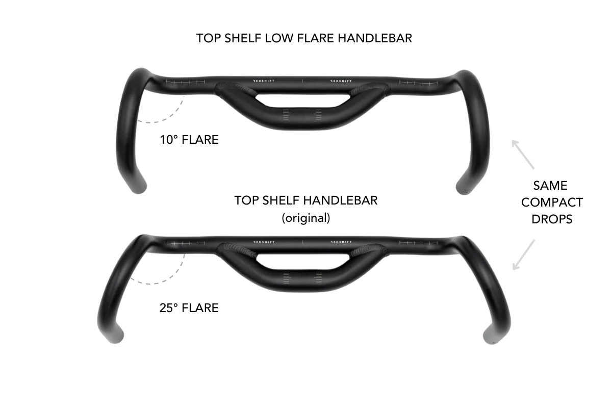 Redshift - Low Flare Top Shelf Handlebar System Redshift - Low Flare Top Shelf Handlebar System