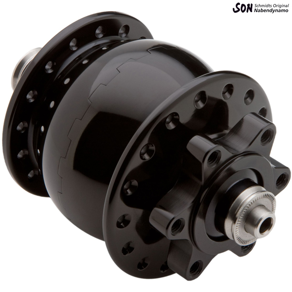 SON 28 disc QR Center Lock Dynamo Hub