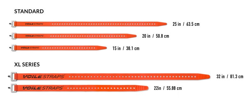 Voile Straps® - 25” Aluminum Gesp