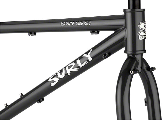 Surly Karate Monkey Frameset - Hi-Viz Black