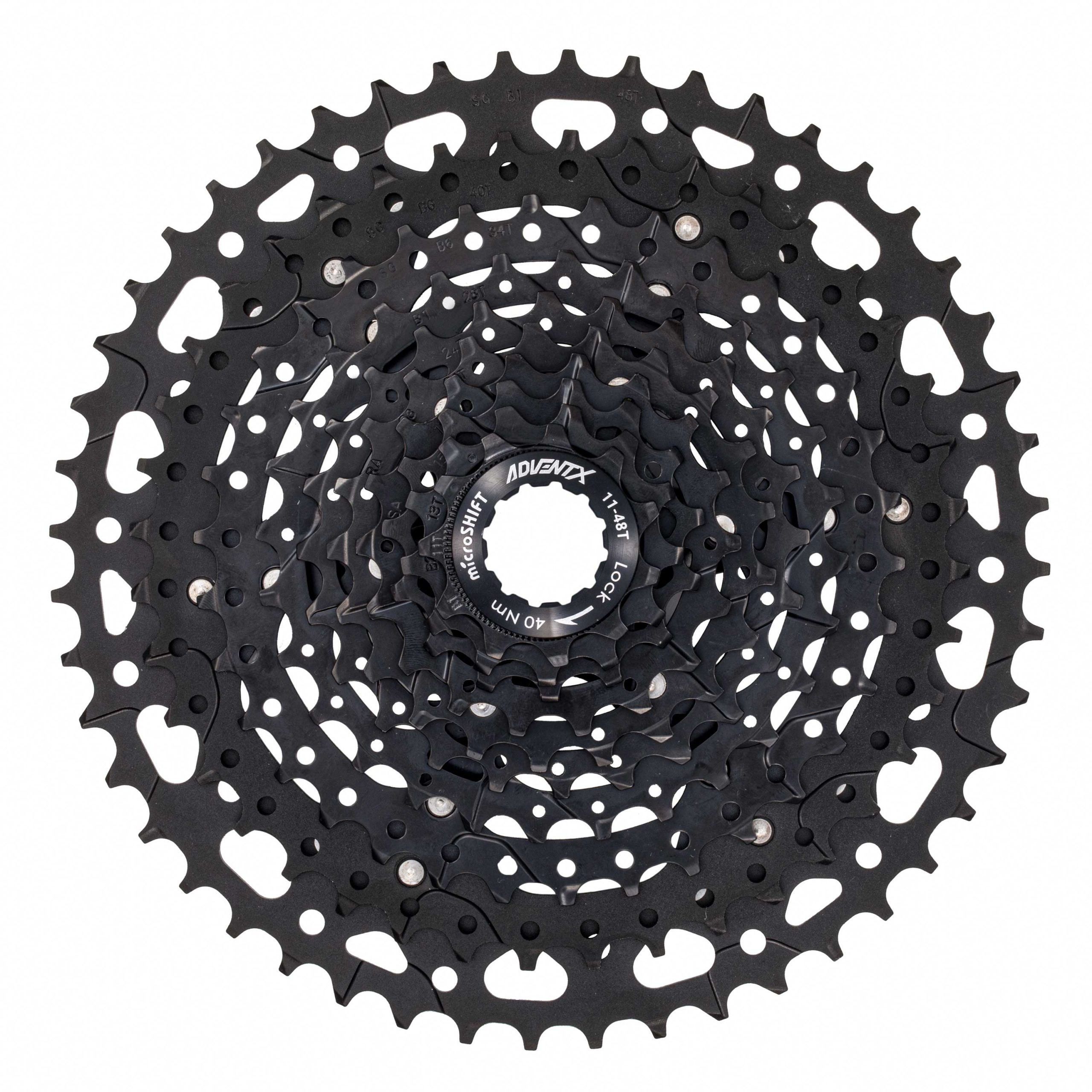 microSHIFT ADVENT X Steel Cassette - 10 Spd 11-48T