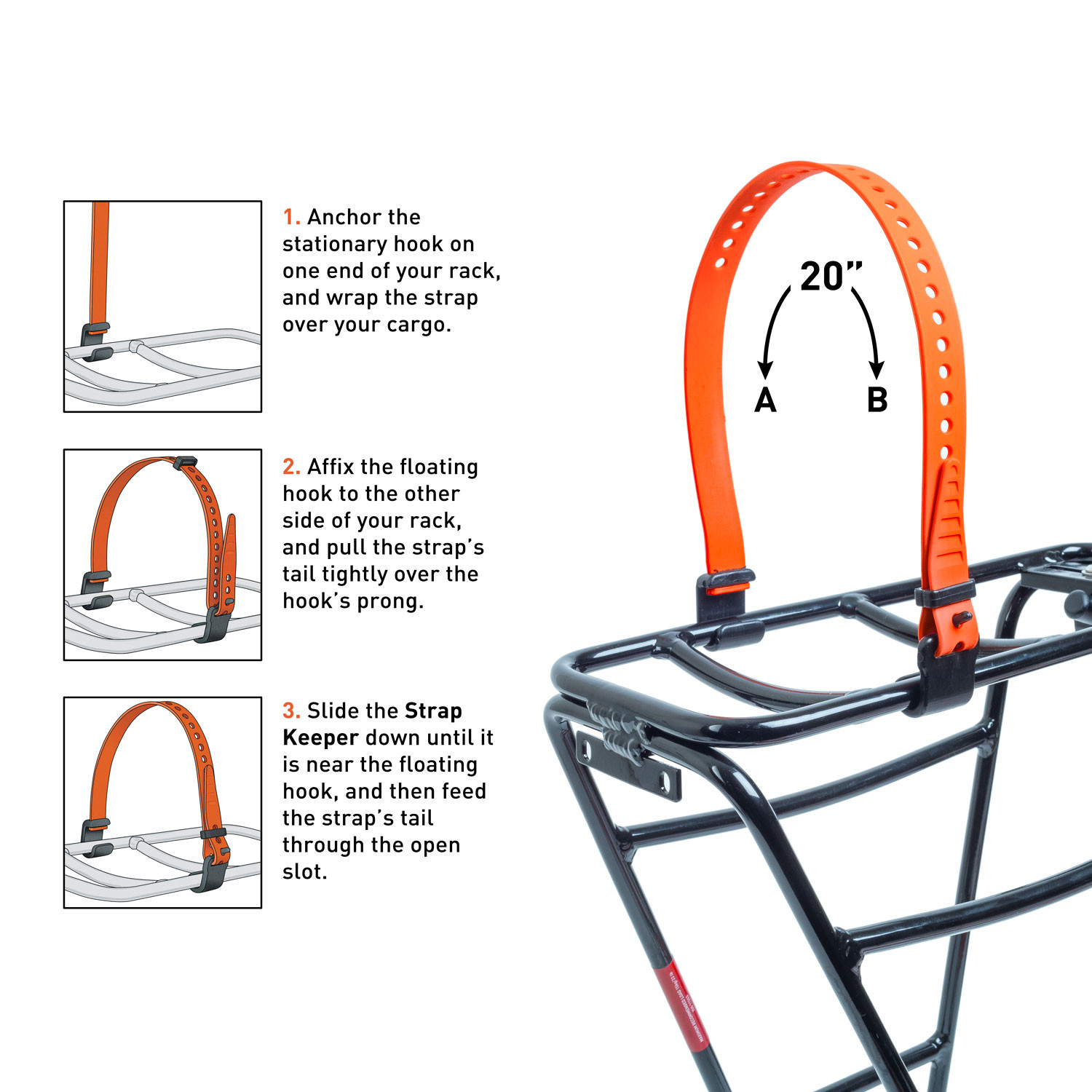 Voile Straps® - 20” Rack Strap 13mm