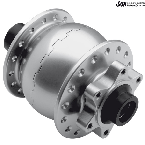 SON 28 Thru Axle 15 100 Hub Dynamo IS SON 28 Thru Axle 15 100 Hub Dynamo IS