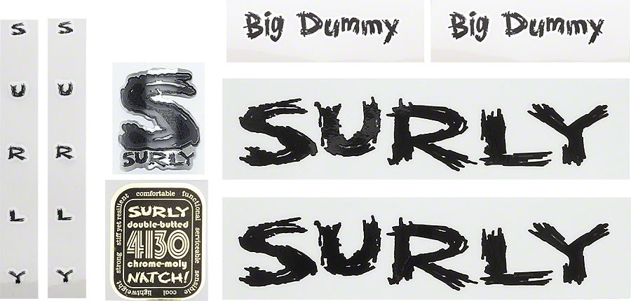 Surly Big Dummy - Decal Set Black