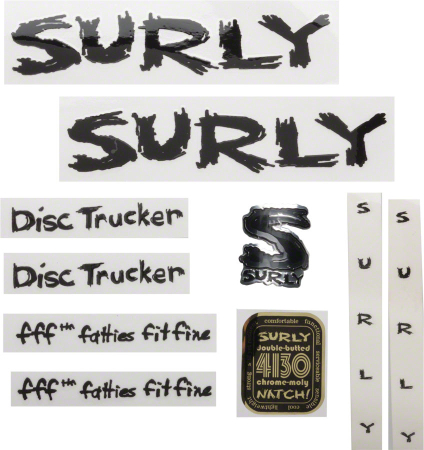 Surly Disc Trucker Decal Set