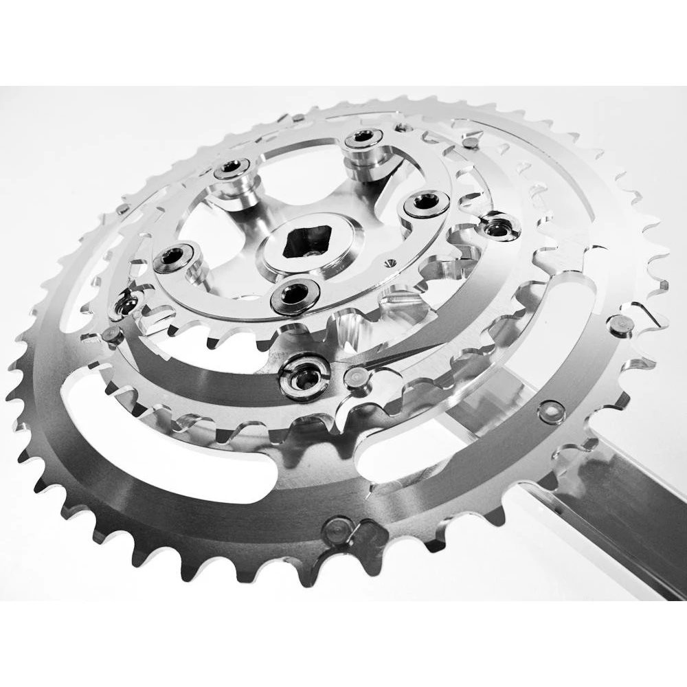 Velo Orange - Grand Cru 110 Fluted Triple Crankset