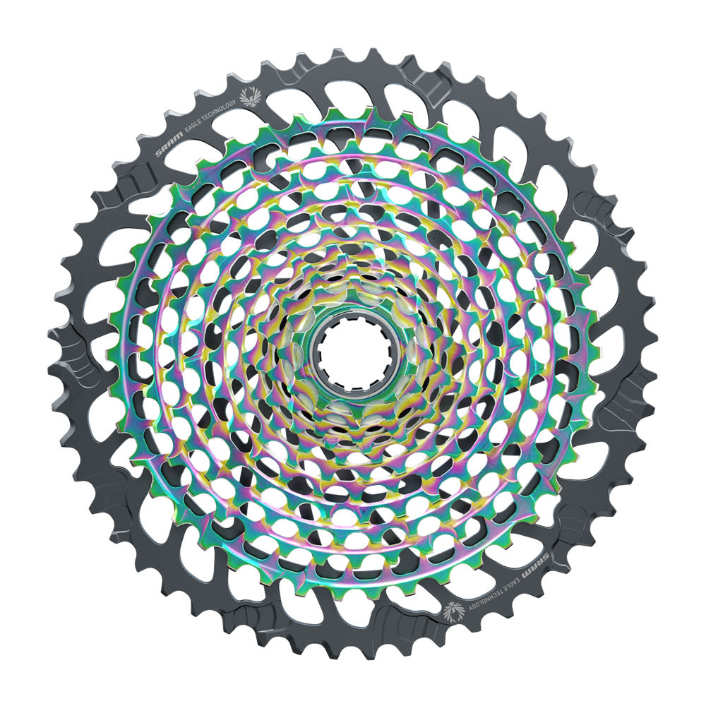 SRAM 12Spd XG1299 10-52 Cassette Rainbow