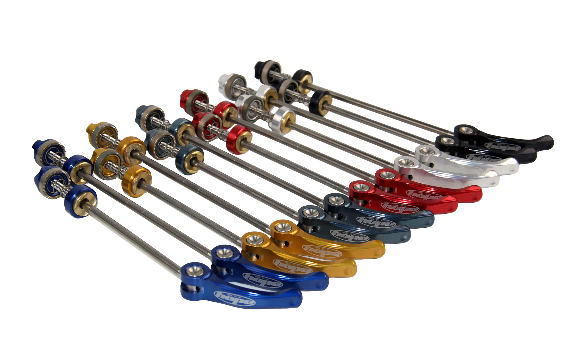 Hope Quick Release Skewer Pair - Road 130mm