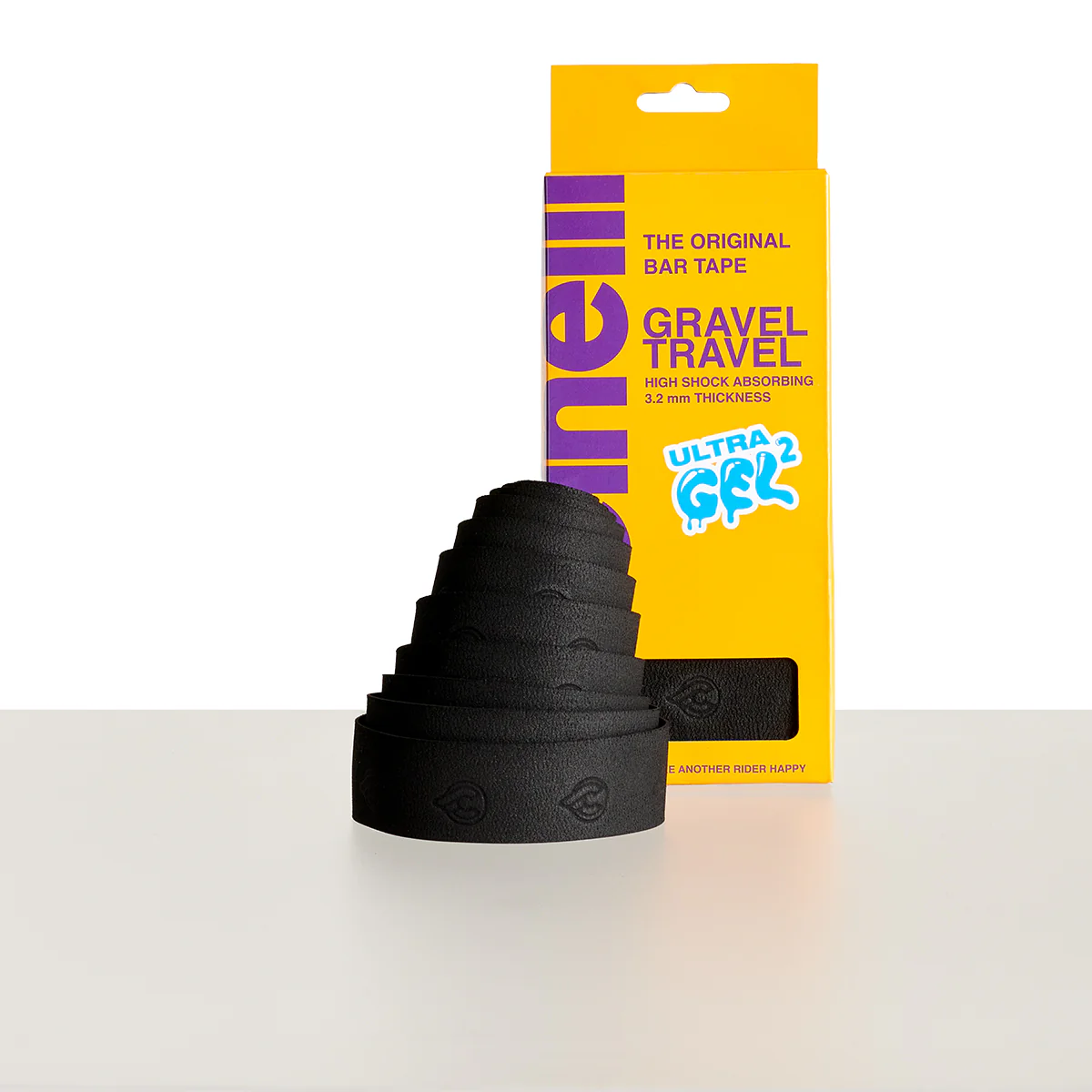 Cinelli - Gravel Travel Suede Gel Black Bar Tape