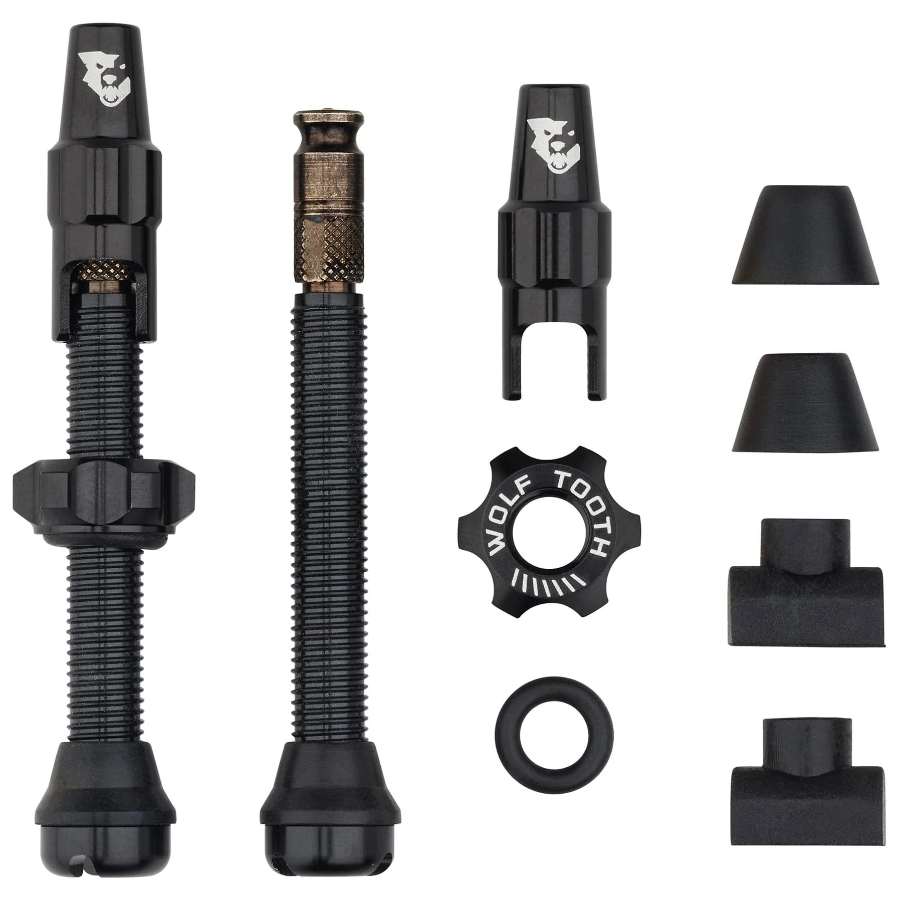Wolf Tooth - Clik Valve Tubeless Valve Set Wolf Tooth - Clik Valve Tubeless Valve Set