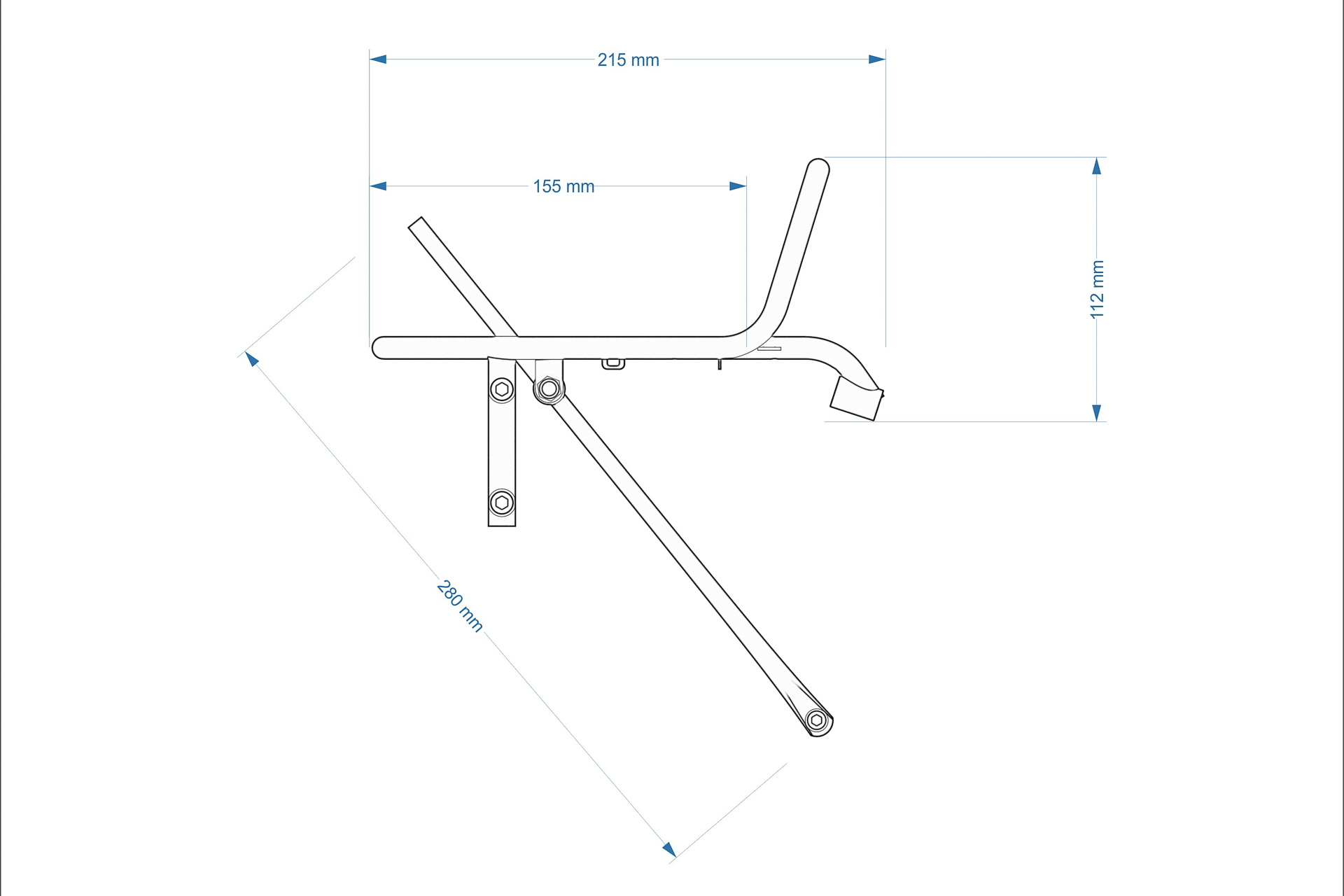 Allygn - Diamond Front Rack