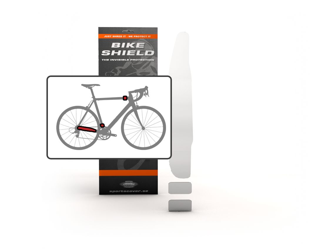 BikeShield StayShield / Head Shield Combo Pack - Matte