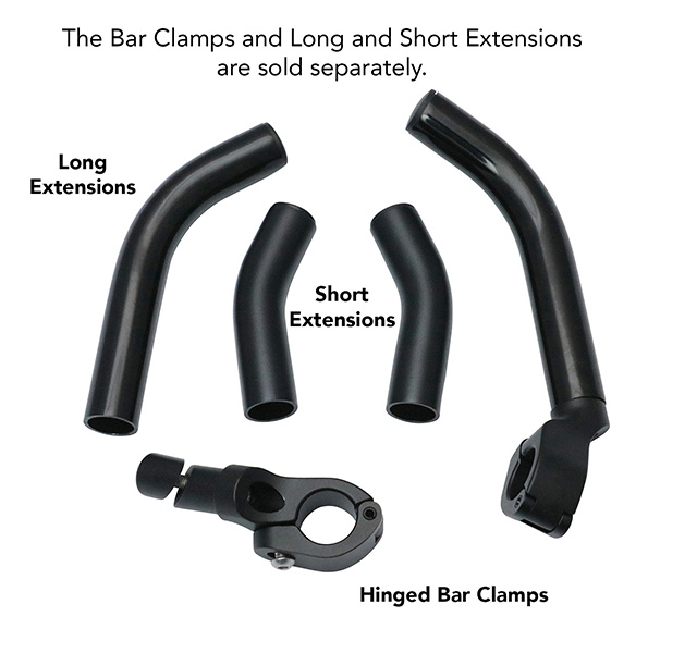 Soma Road End Pipe handle - Set