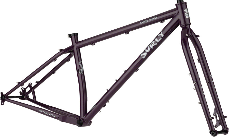 Surly Karate Monkey Frameset - Organic Eggplant