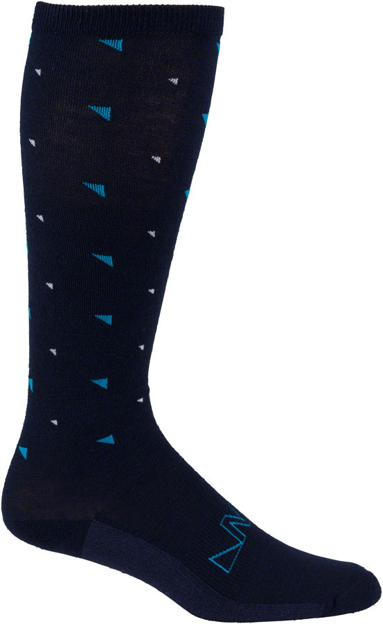 45NRTH Northern Knee High Sock- Blauw