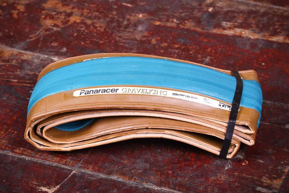 Panaracer GravelKing Slick - Blue/Brown