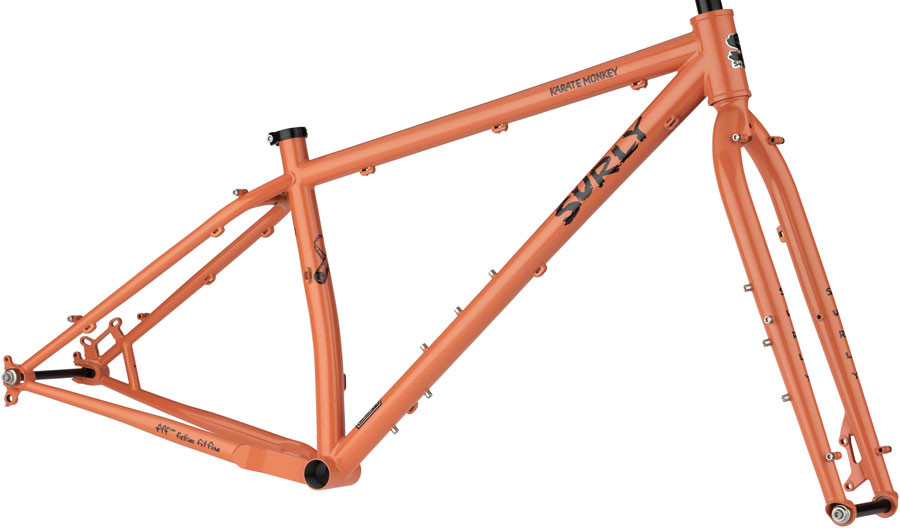 Surly Karate Monkey Frameset - Peach Salmon Sundae