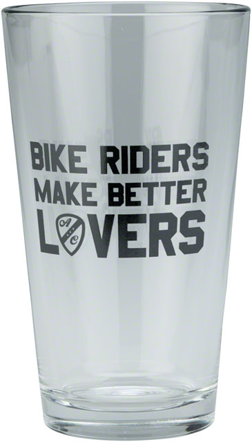 All-City Pint Glass 'Bike Riders Make Better Lovers'