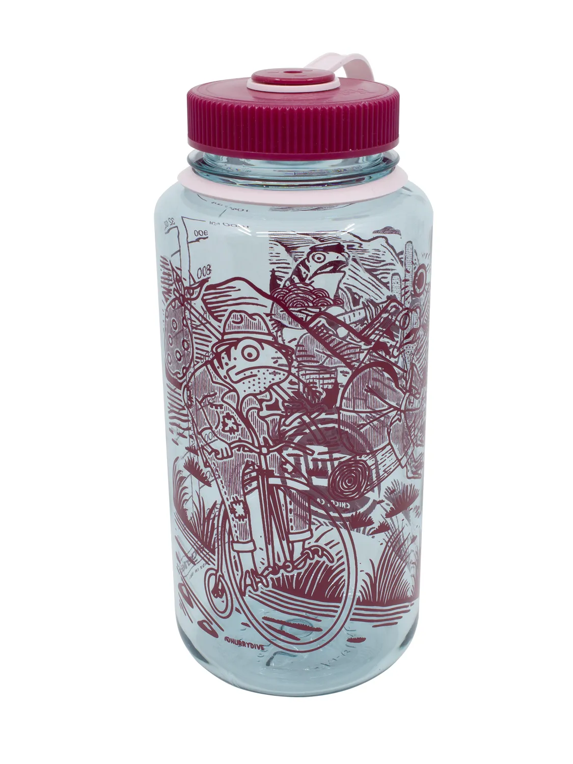 Paul Comp - Bike Camping Froggies Nalgene Water Bottle