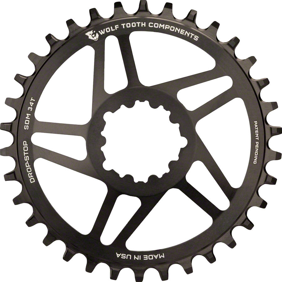 Wolf Tooth Components Direct Mount Drop-Stop Chainring- SRAM Cranks 