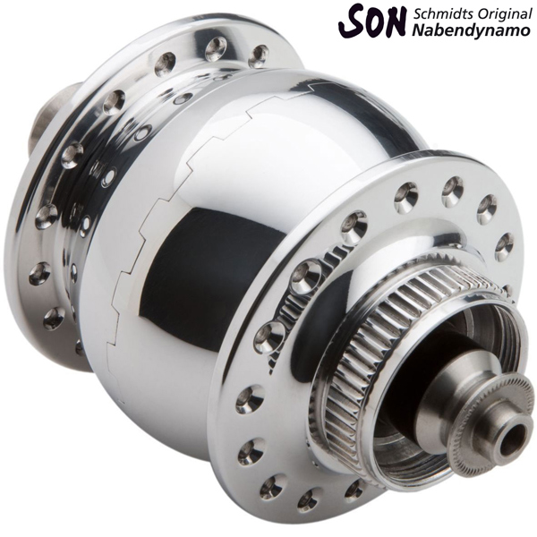 SON 28 disc QR Center Lock Dynamo Hub