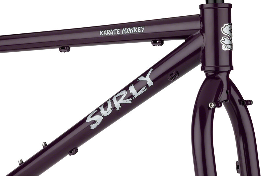 Surly Karate Monkey Frameset - Organic Eggplant