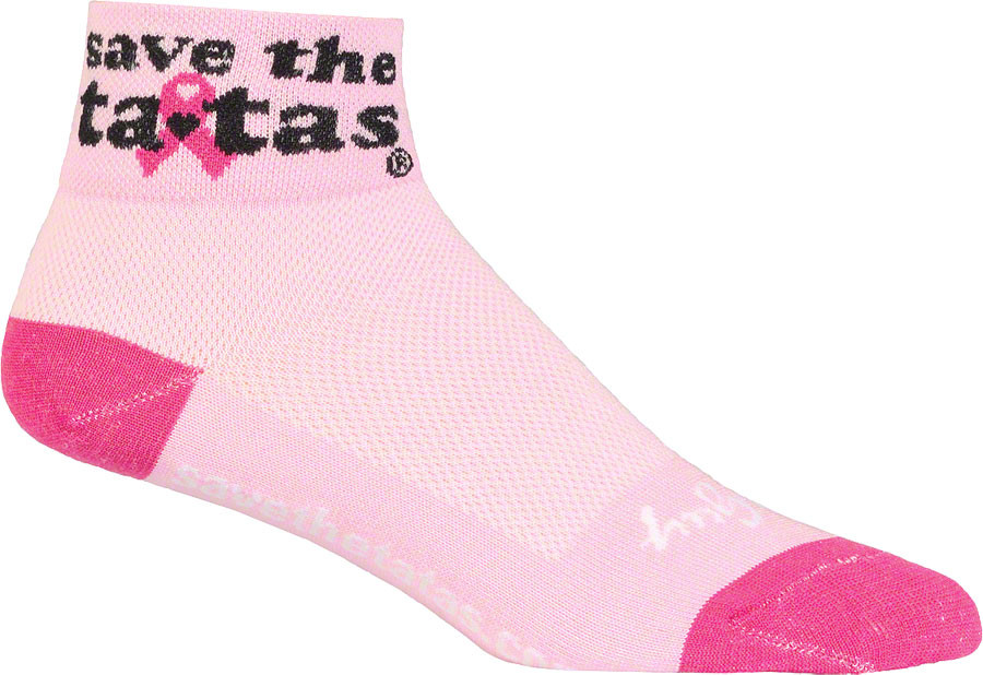SockGuy Women's Save the Ta-Tas Sock