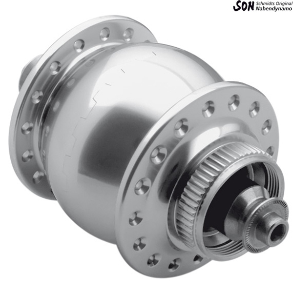 SON 28 disc QR Center Lock Dynamo Hub