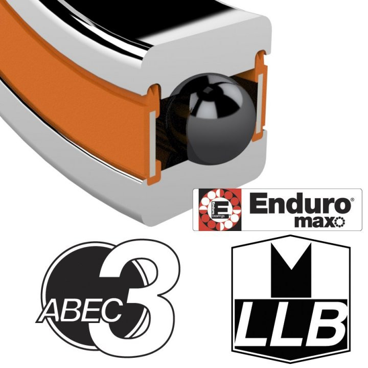 Enduro Bearings R8 LLB MAX - 1/2x1-1/8x5/16"