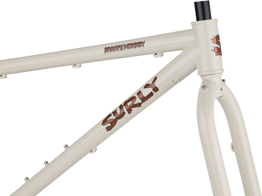 Surly Karate Monkey Frameset - Snow Mold White Surly Karate Monkey Frameset - Snow Mold White