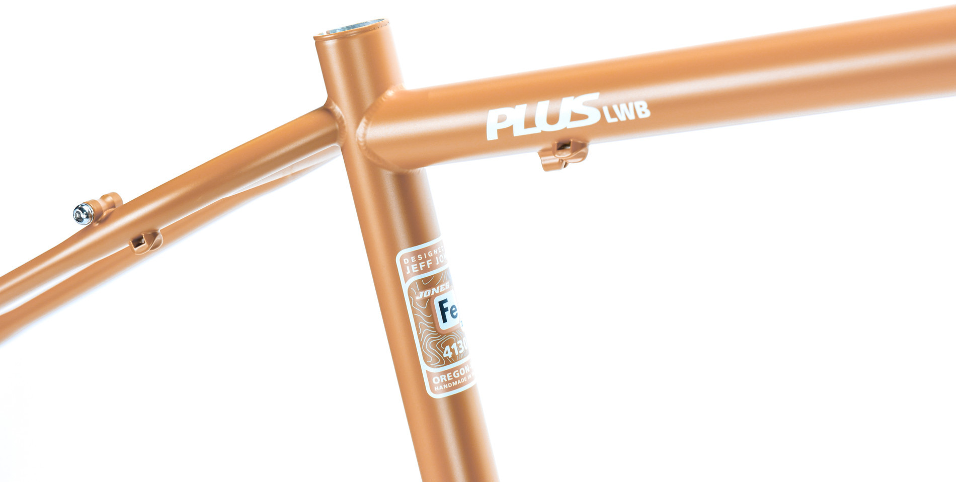 Jones Steel Plus LWB Diamond frameset Oranje