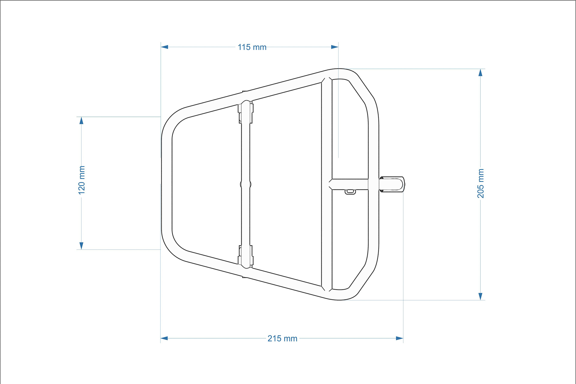 Allygn - Diamond Front Rack