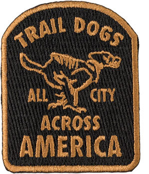 All-City Trail Dogs Patch: Black/Brown All-City Trail Dogs Patch: Black/Brown