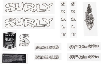 Surly Bridge Club Decal Set