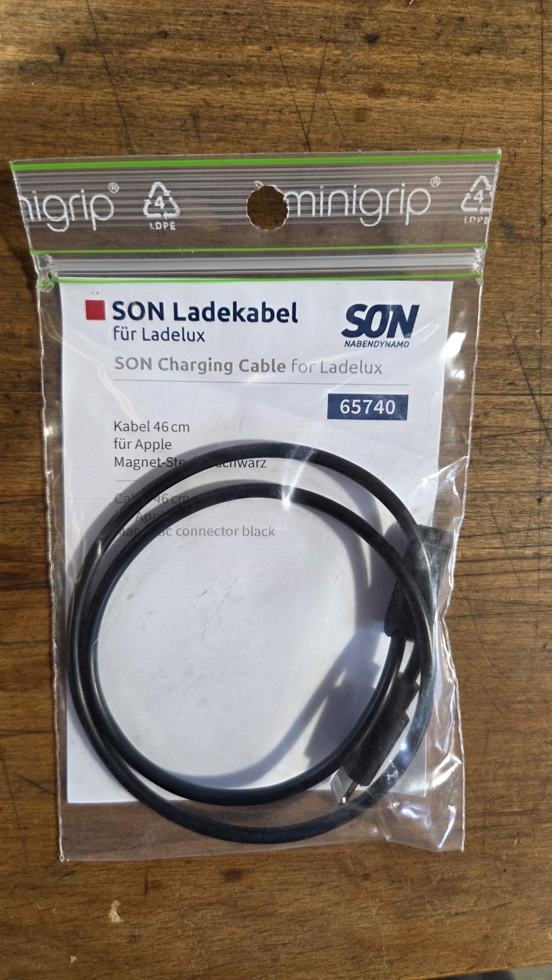 SON - Ladelux Charging Cable Apple Lightning