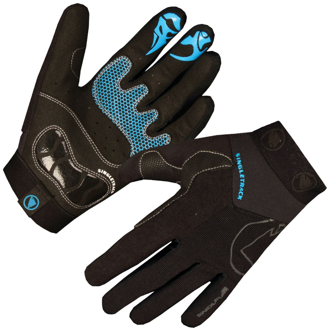 SingleTrack II Glove: Black - M