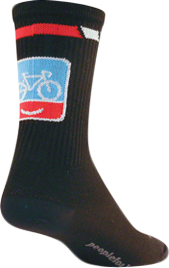 SockGuy Crew People for Bikes Sock