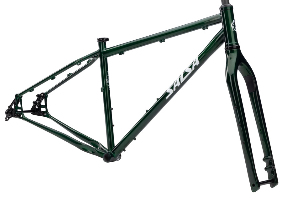 Salsa Fargo Flatmount Frameset - Peat Moss