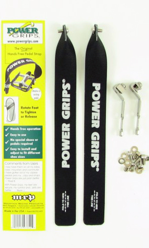 Power Grips Standard (295mm) with Hardware Black Power Grips Standard (295mm) with Hardware Black