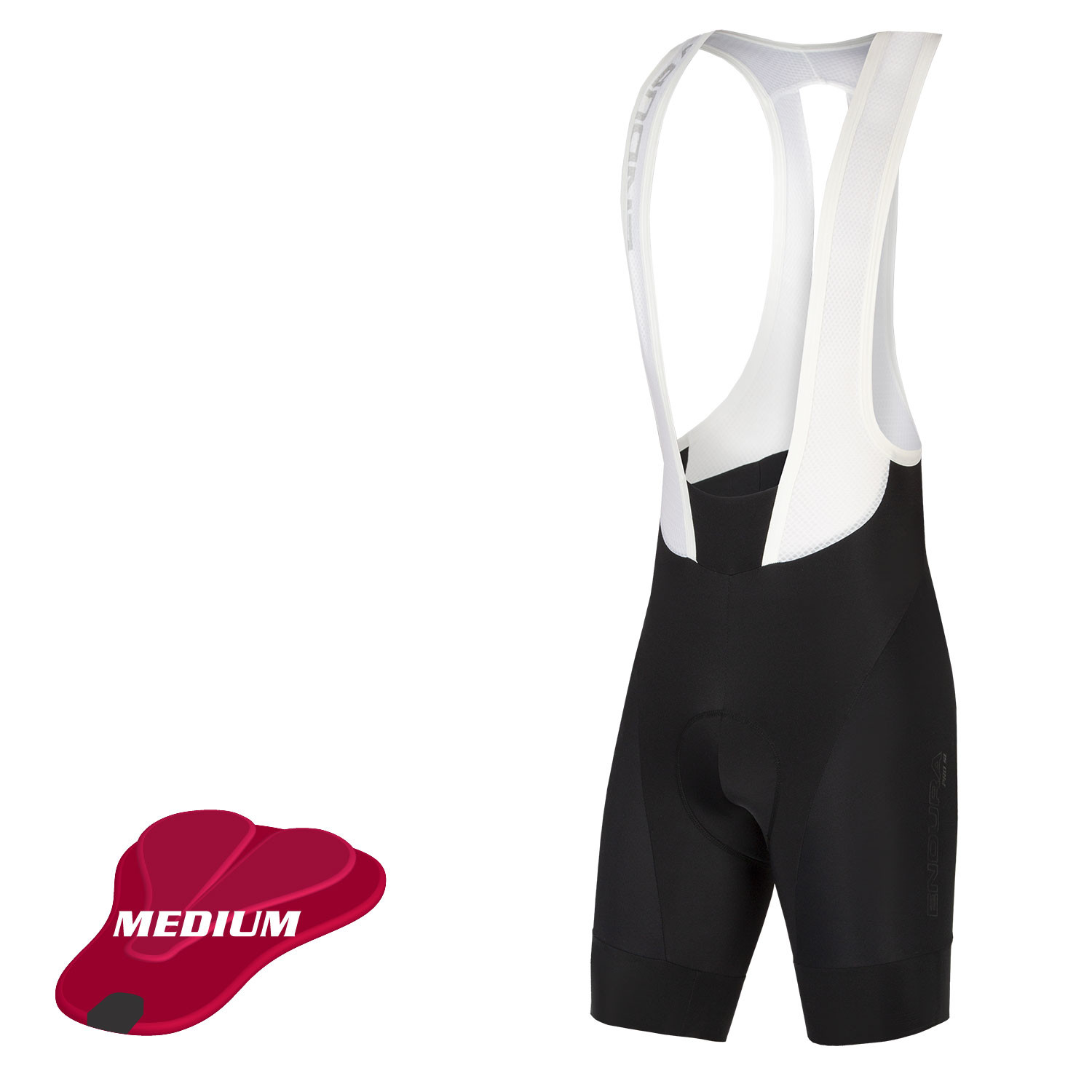 Edura Pro SL Bib Short II - Black - Medium Pad Edura Pro SL Bib Short II - Black - Medium Pad