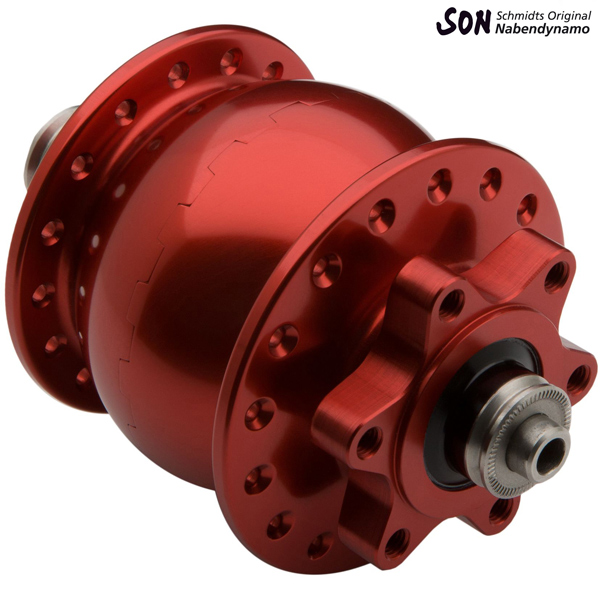 SON 28 disc 6-hole Dynamo Hub