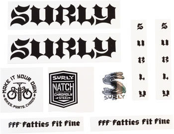 Surly Born to Lose Decal Set