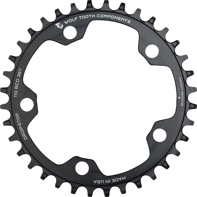 Wolf Tooth Drop-Stop Chainring 110bcd